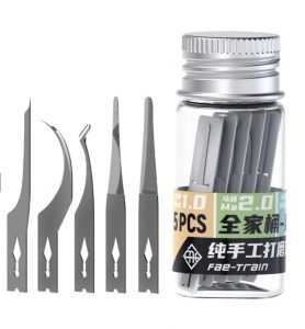 BEST N0.1 PUC BLADE FAE-TRAIN 18KINDS MACH SERIES BLADES FROM HANDMADE FOR CPU GLUE REMOVER - 5 PCS
