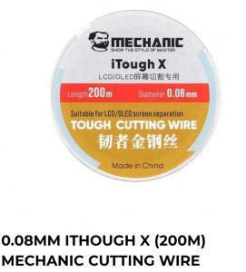 iThough x Mechanic Tough Superfine Cutting Wire For LCD OLED Screen