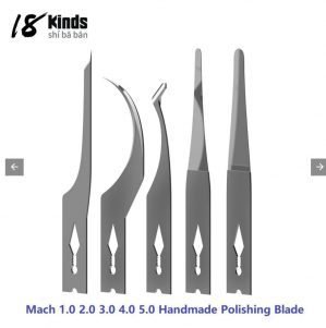 BEST N0.1 PUC BLADE FAE-TRAIN 18KINDS MACH SERIES BLADES FROM HANDMADE FOR CPU GLUE REMOVER - 5 PCS