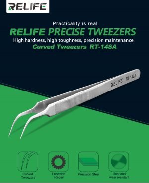 RELIFE RT-14SA CURVED TWEEZERS PRECISE TWEEZERS RT-14SA